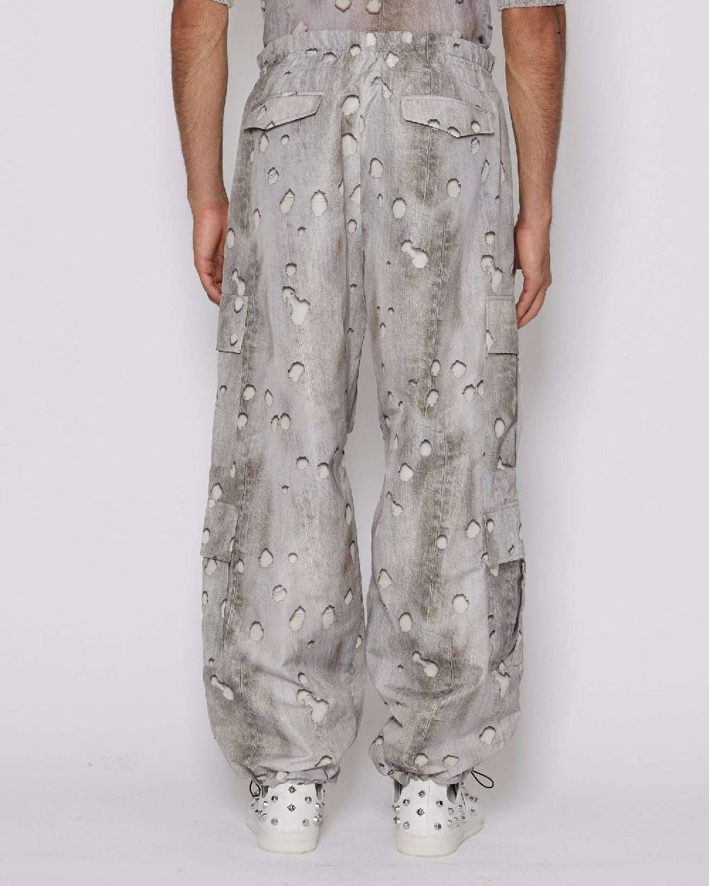 John Richmond Pantaloni regular con pattern Pezzi Unici