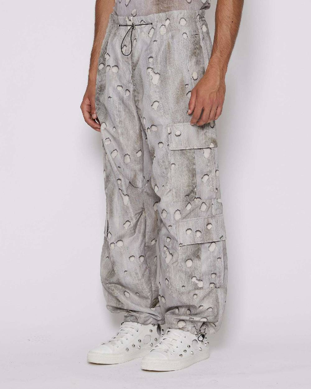 John Richmond Pantaloni regular con pattern Pezzi Unici
