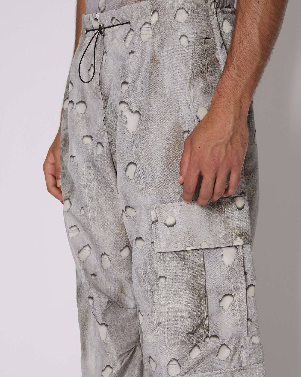 John Richmond Pantaloni regular con pattern Pezzi Unici