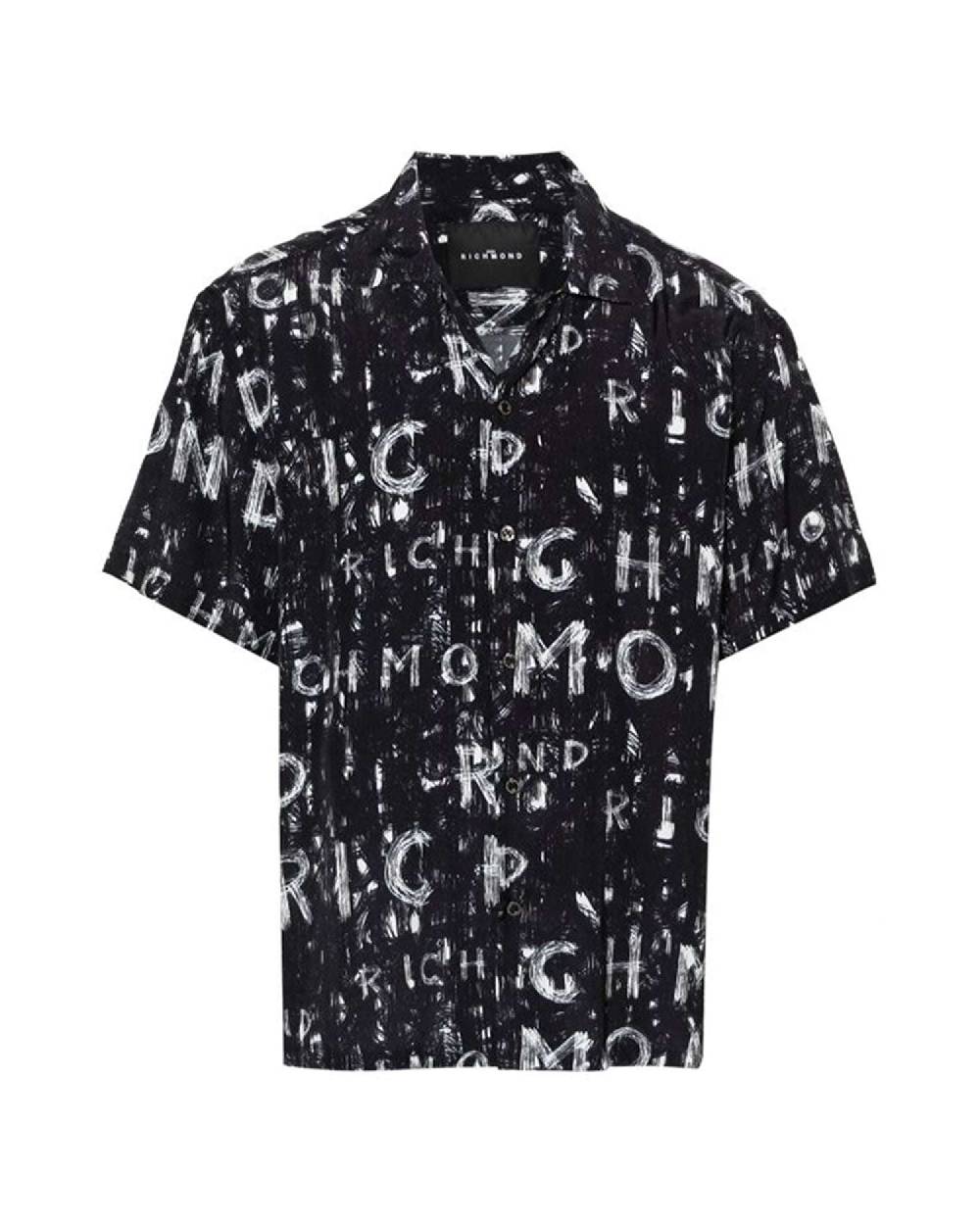 John Richmond Camicia con pattern tone sur tone Acquista Ora