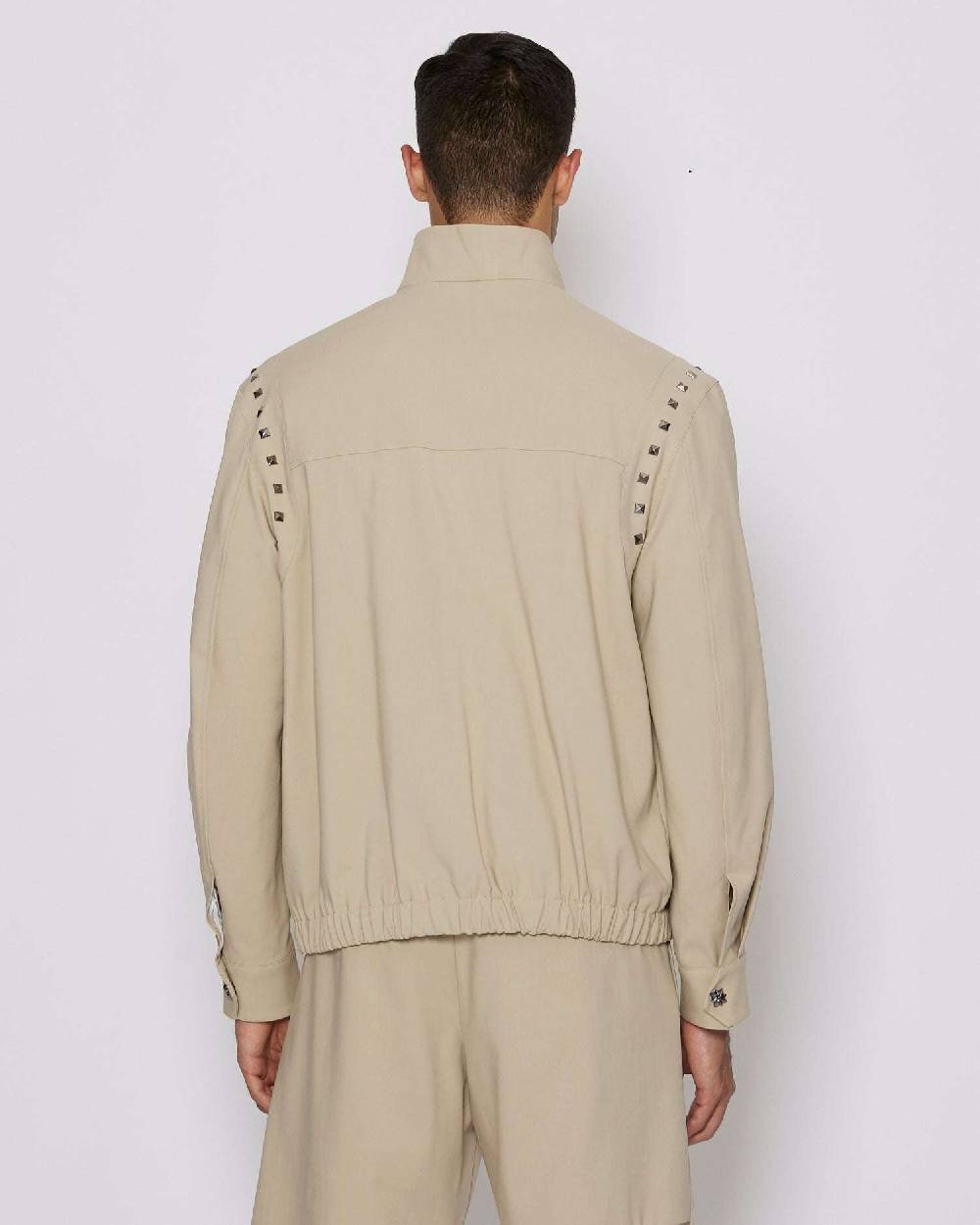 John Richmond Giacca con zip e borchie decorative Consegna Veloce