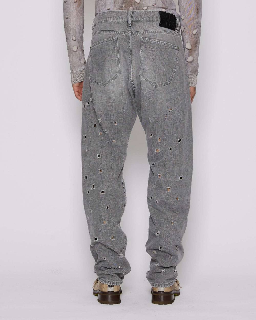 John Richmond Jeans regular con strappi sul davanti Shopping Online