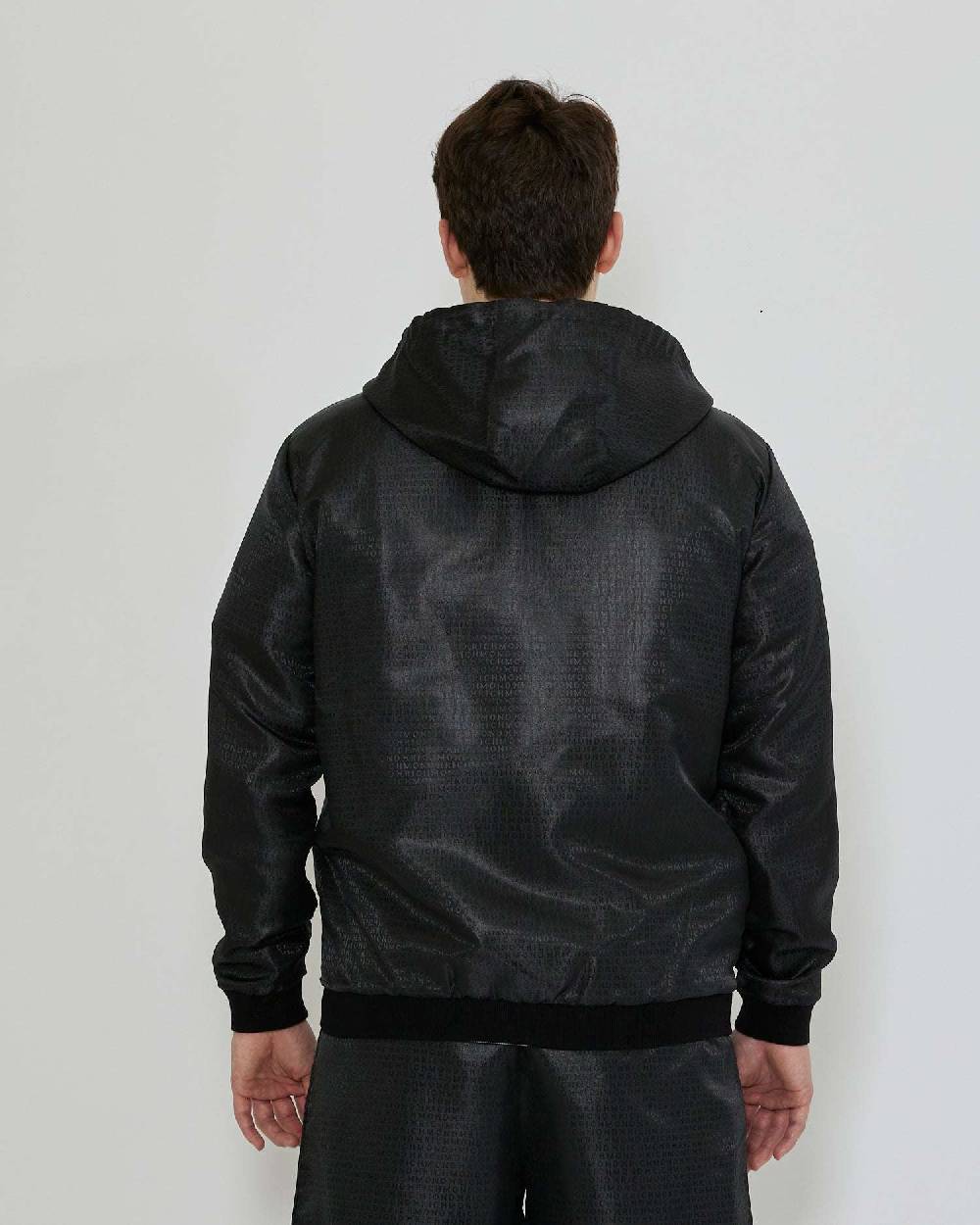John Richmond Bomber con trama decorativa Presa