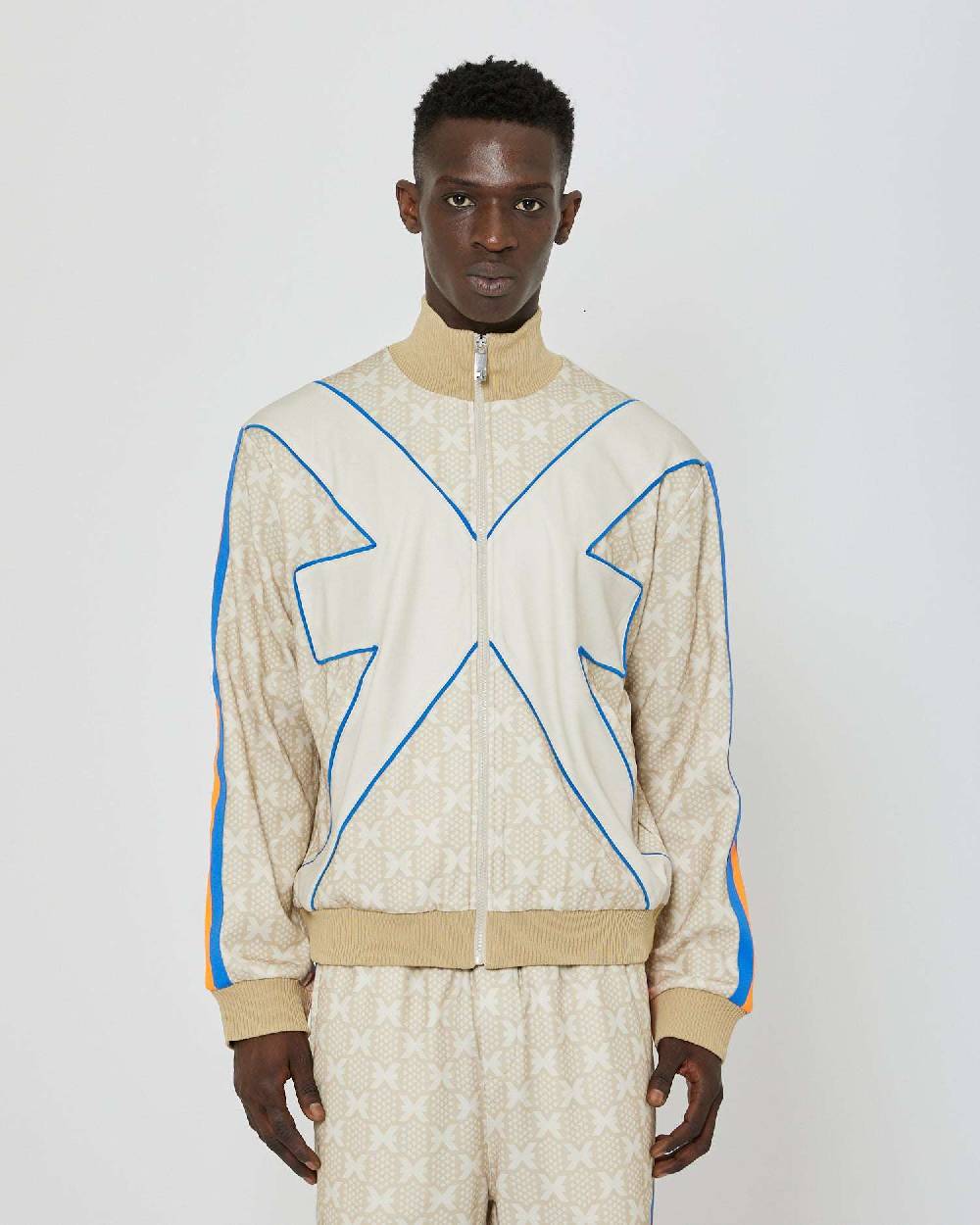 John Richmond Felpa con pattern ton sur ton Sconto
