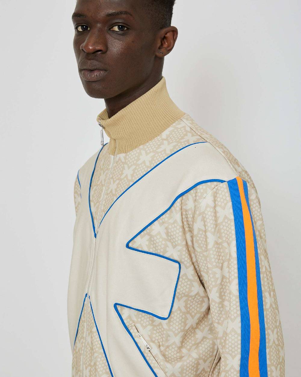 John Richmond Felpa con pattern ton sur ton Sconto