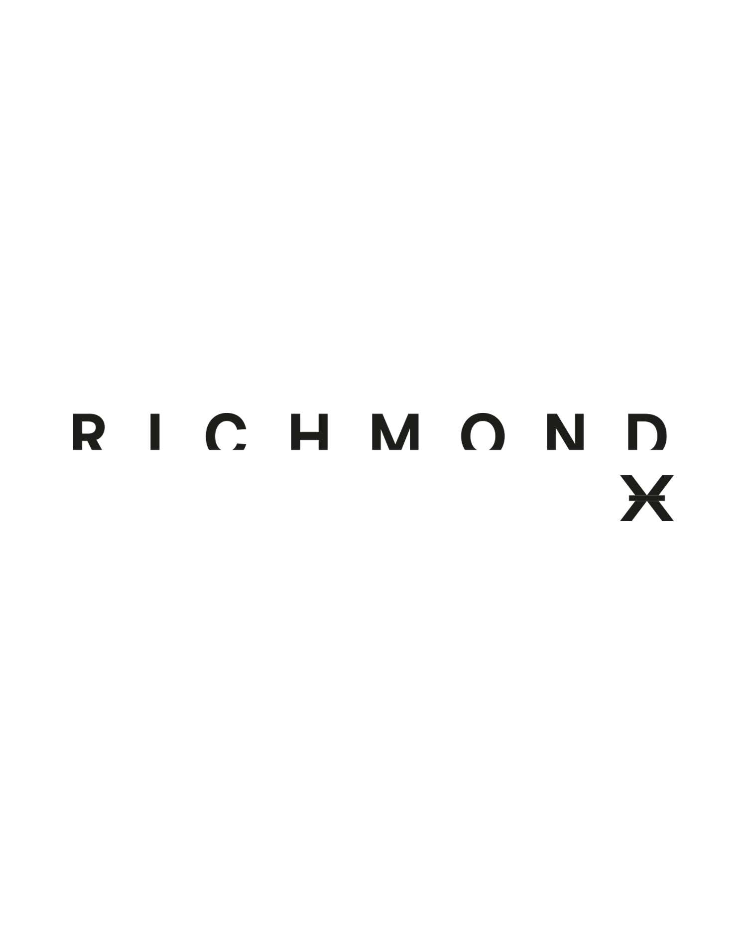 John Richmond Felpa con grafica stampata sul davanti Economico