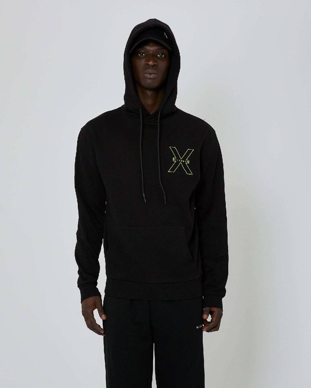 John Richmond Felpa con logo ricamato sul davanti Outlet