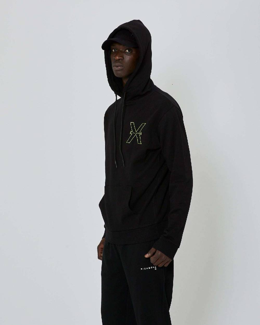 John Richmond Felpa con logo ricamato sul davanti Outlet
