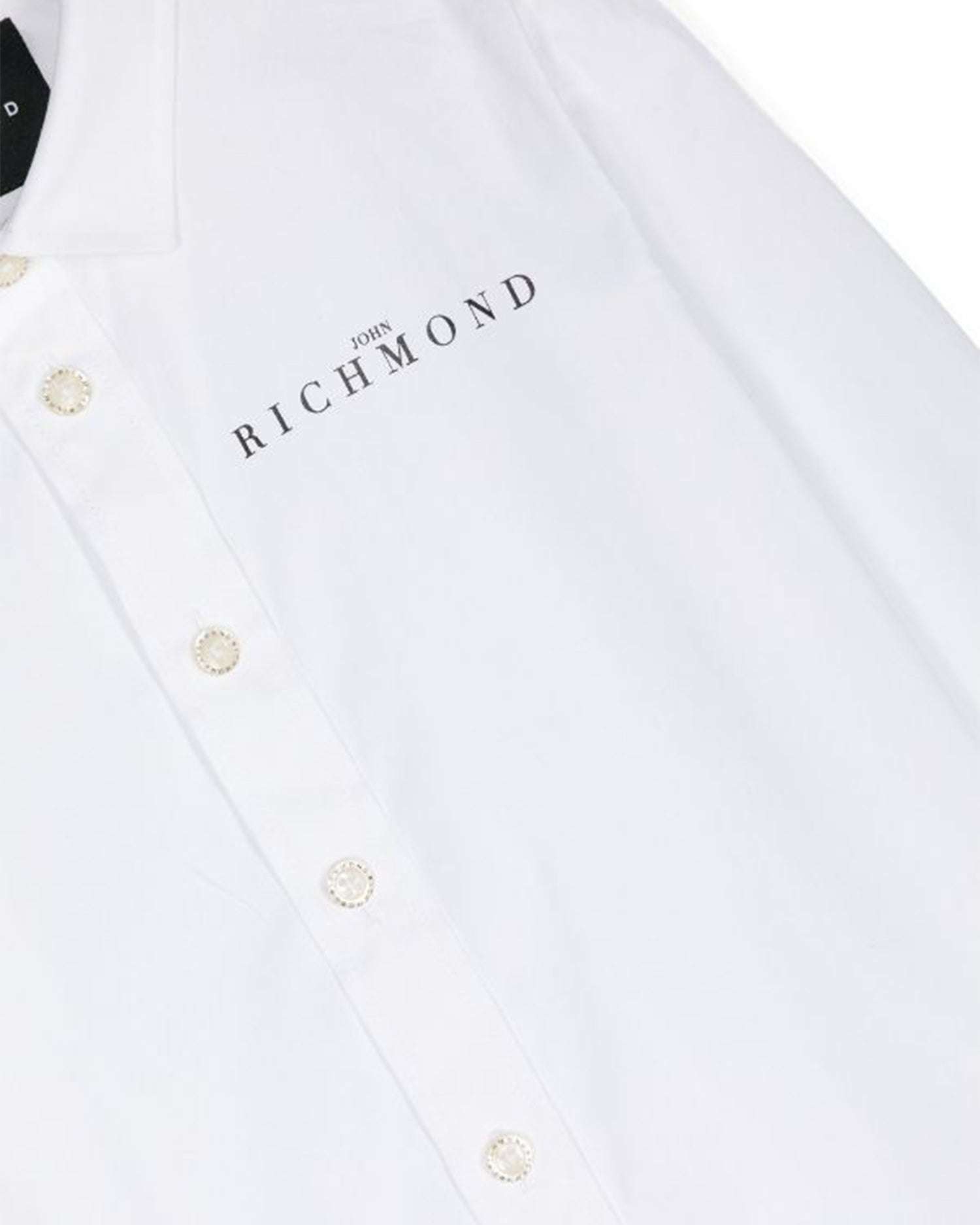 John Richmond kids Camicia con logo a contrasto sul davanti Pezzi Unici
