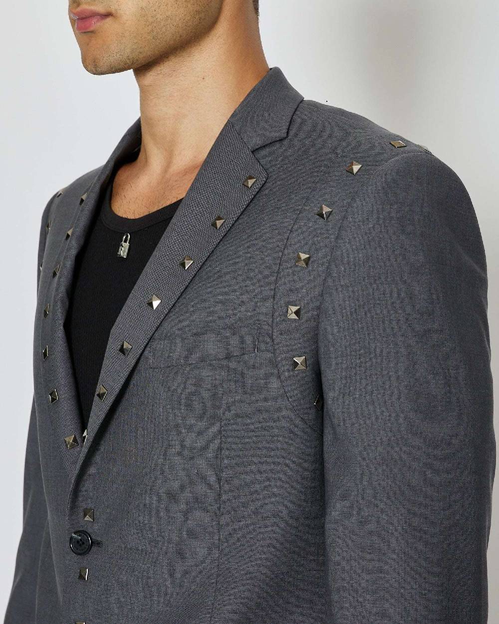 John Richmond Blazer monopetto con borchie Consegna Veloce