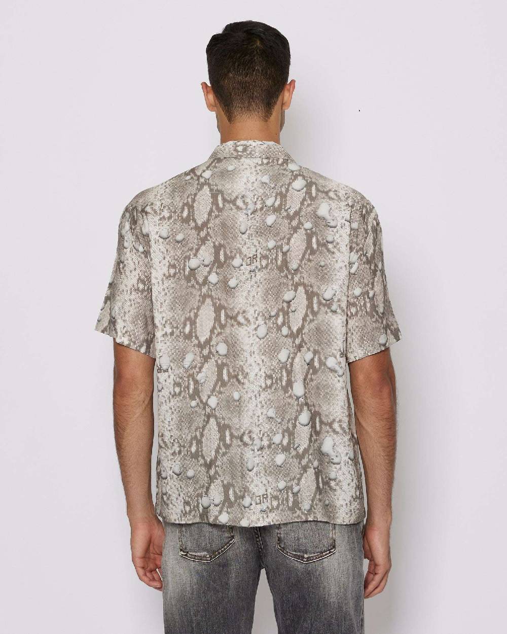John Richmond Camicia con pattern tone sur tone Economico