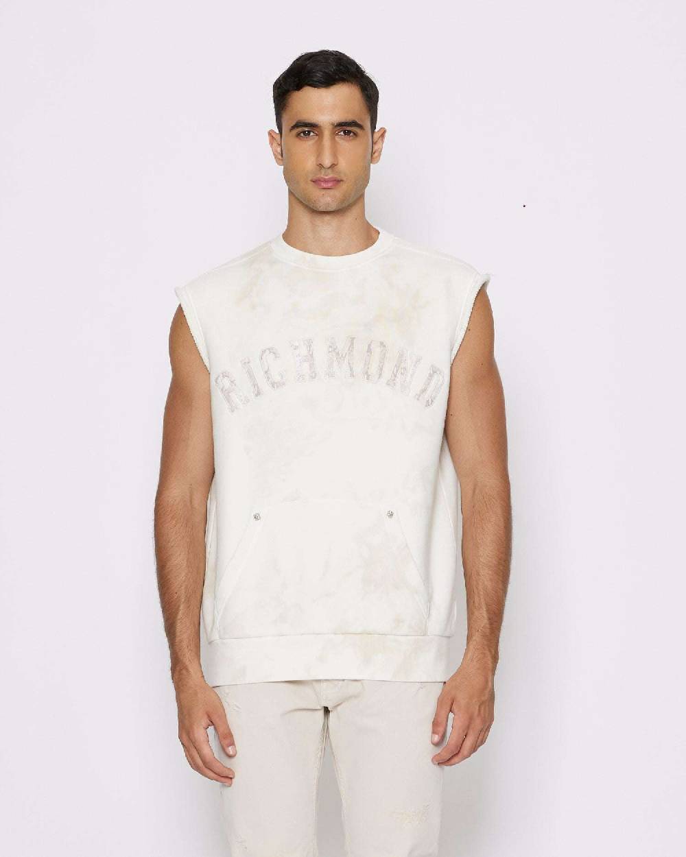 John Richmond Felpa con logo sul davanti Hotsell