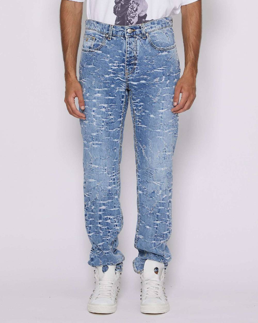 John Richmond Jeans slim con pattern I Più Venduti