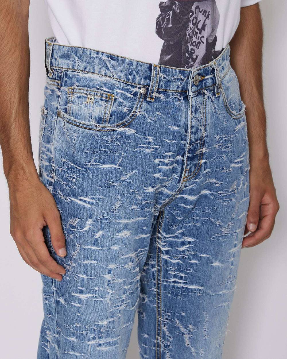 John Richmond Jeans slim con pattern I Più Venduti