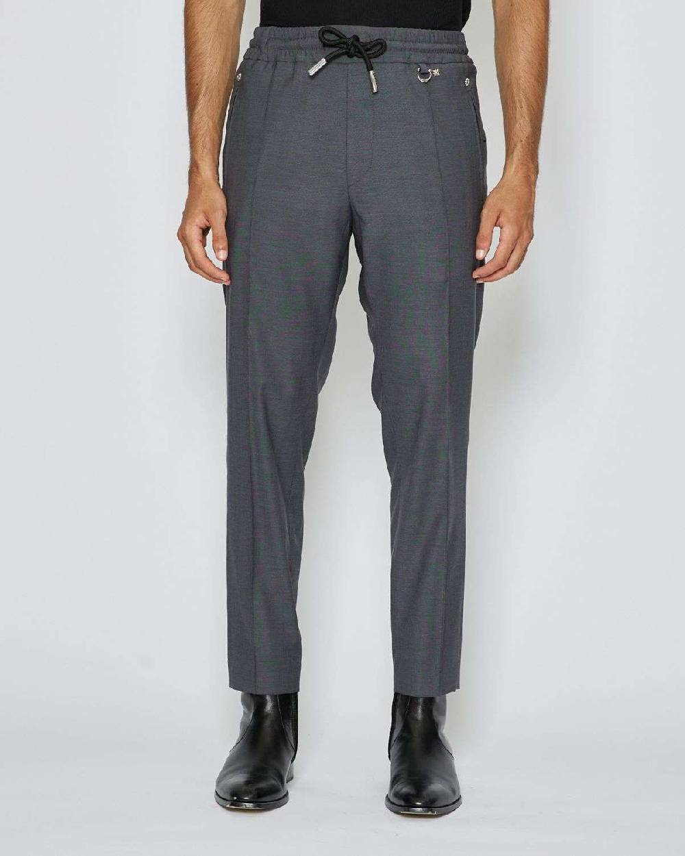 John Richmond Pantaloni con coulisse e tasche laterali Nuova