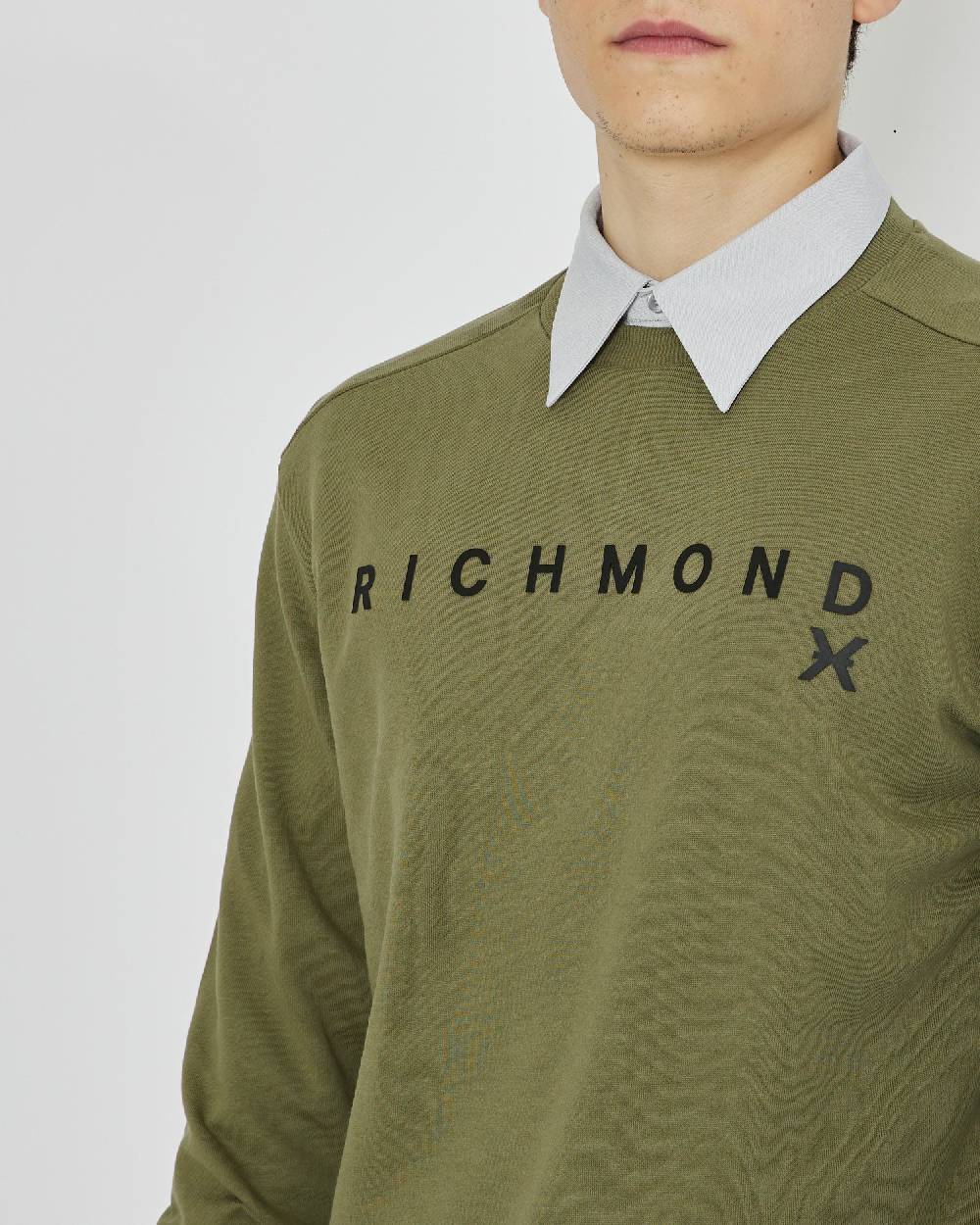 John Richmond Felpa con logo sul davanti Italia