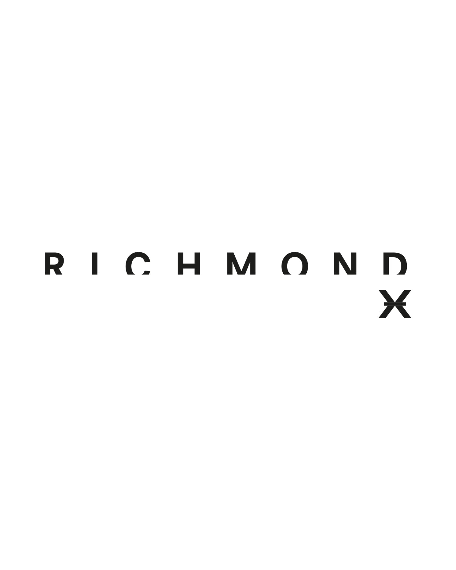 John Richmond Felpa con logo sul davanti Italia