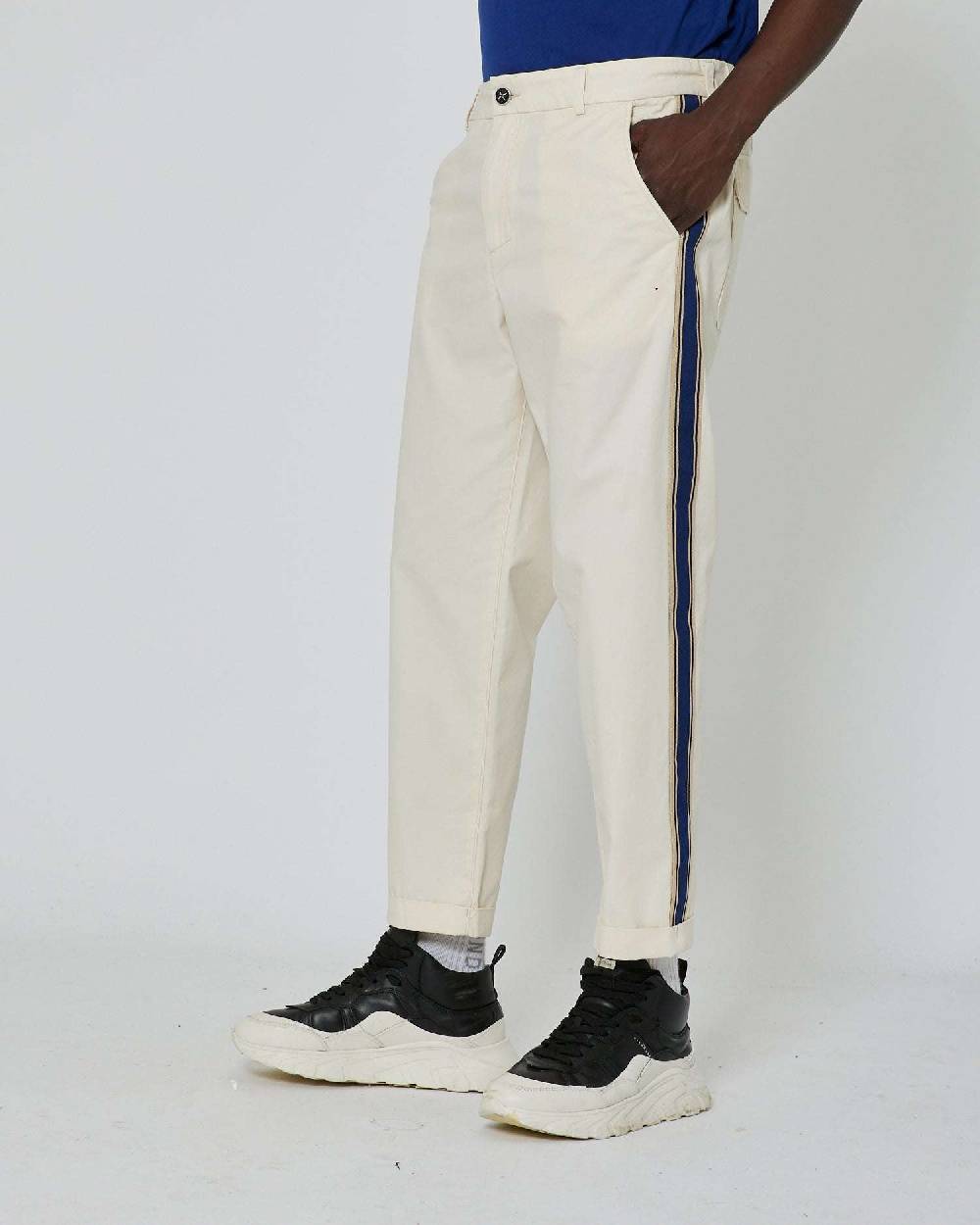 John Richmond Pantaloni slim fit con bande laterali Cyber Monday