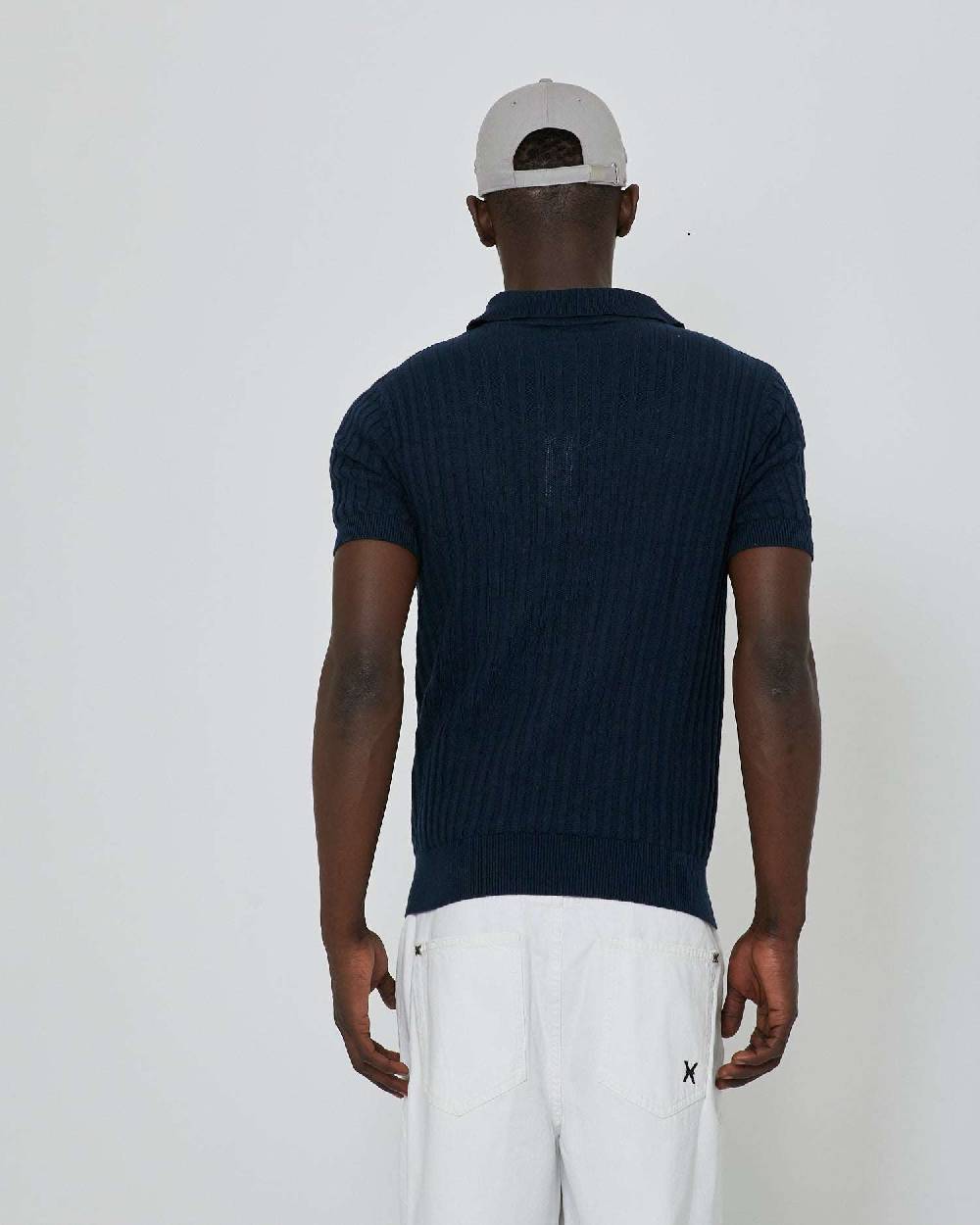 John Richmond Polo con logo bicolor sul davanti Prezzo Ridotto