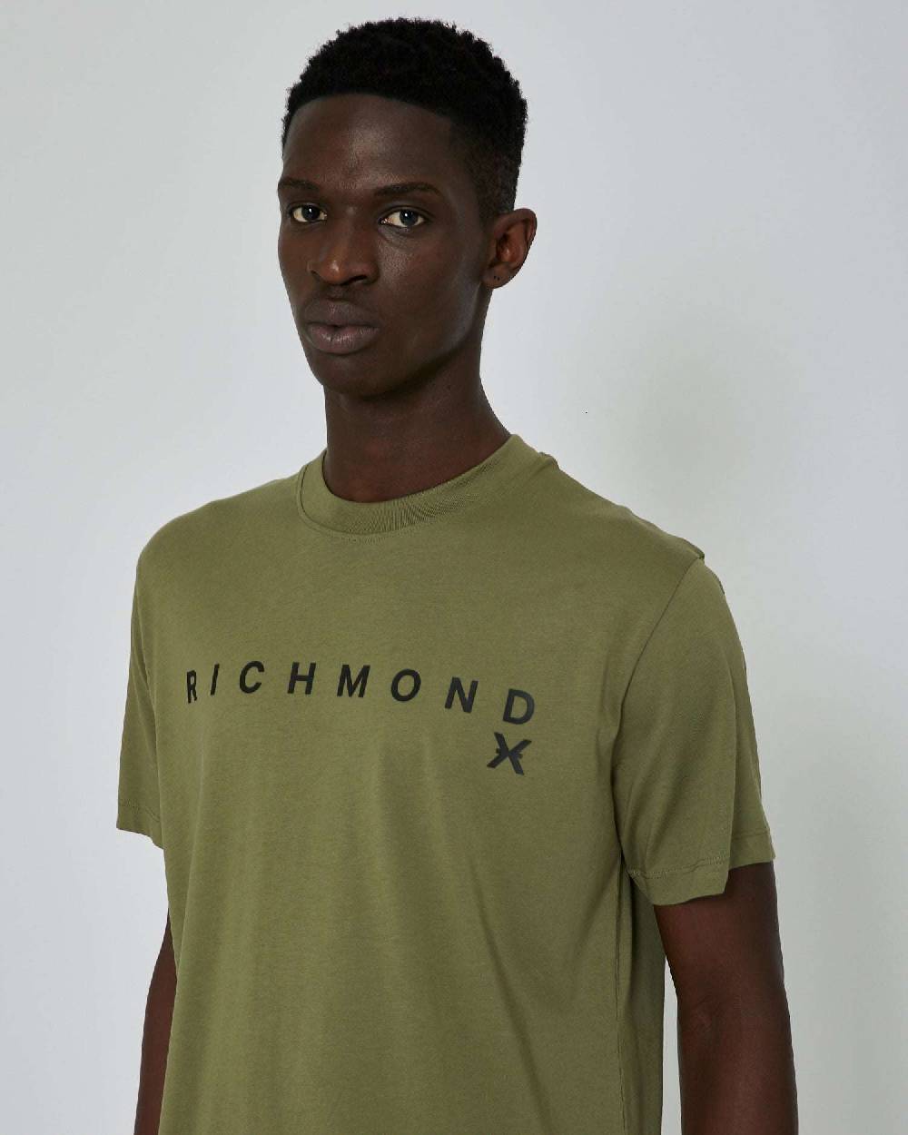 John Richmond T-shirt con logo a contrasto sul davanti Convenienza