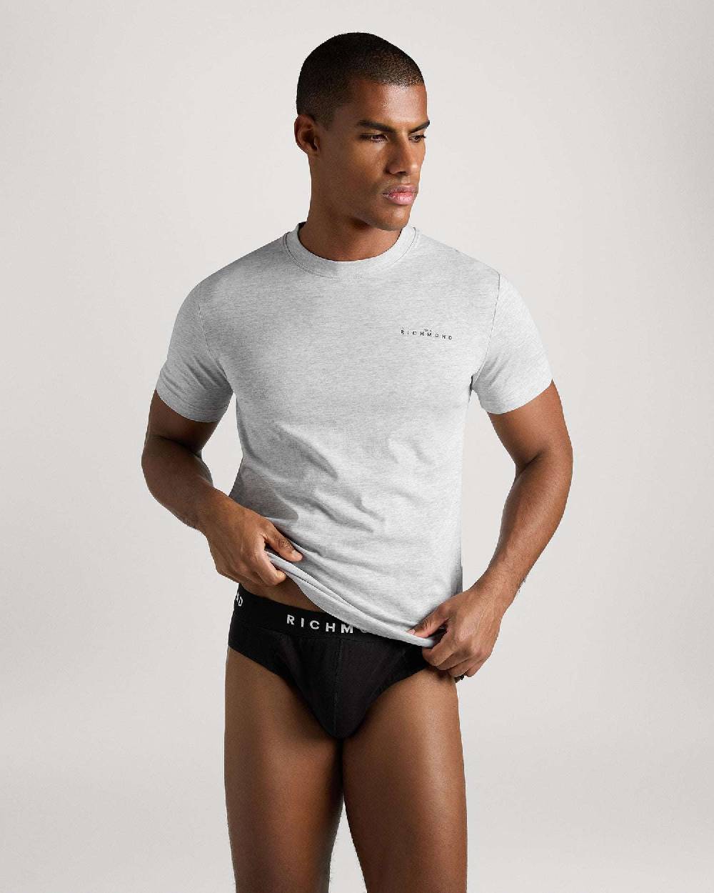 Richmondunderwear T-shirt regular in cotone traspirante Italy