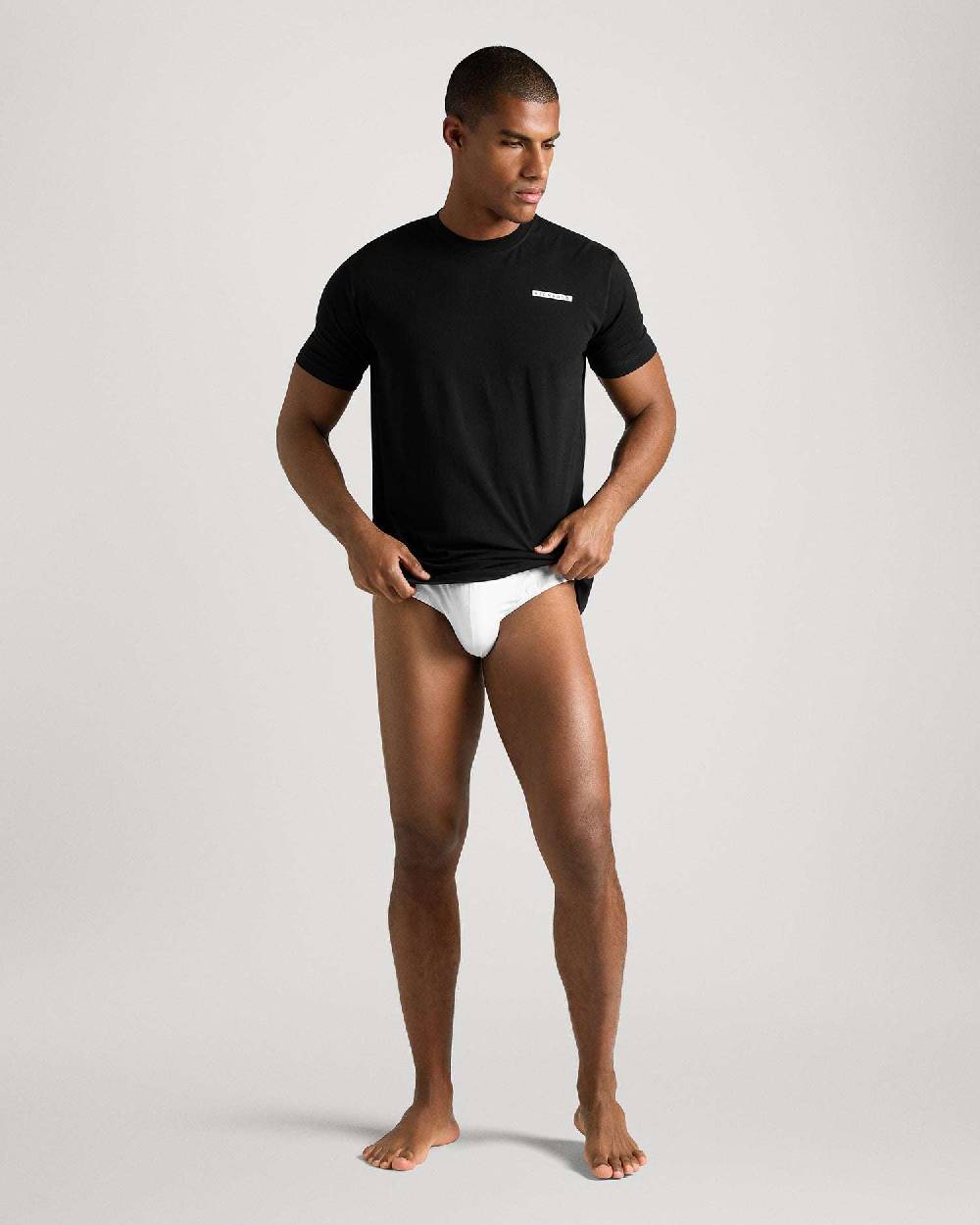 Richmondunderwear T-shirt regular con logo a contrasto Nuovo