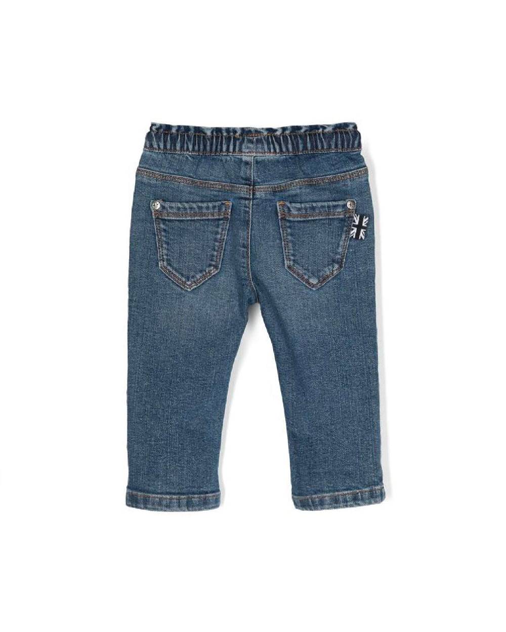 John Richmond kids Jeans con logo ricamato sul davanti Negozi Online