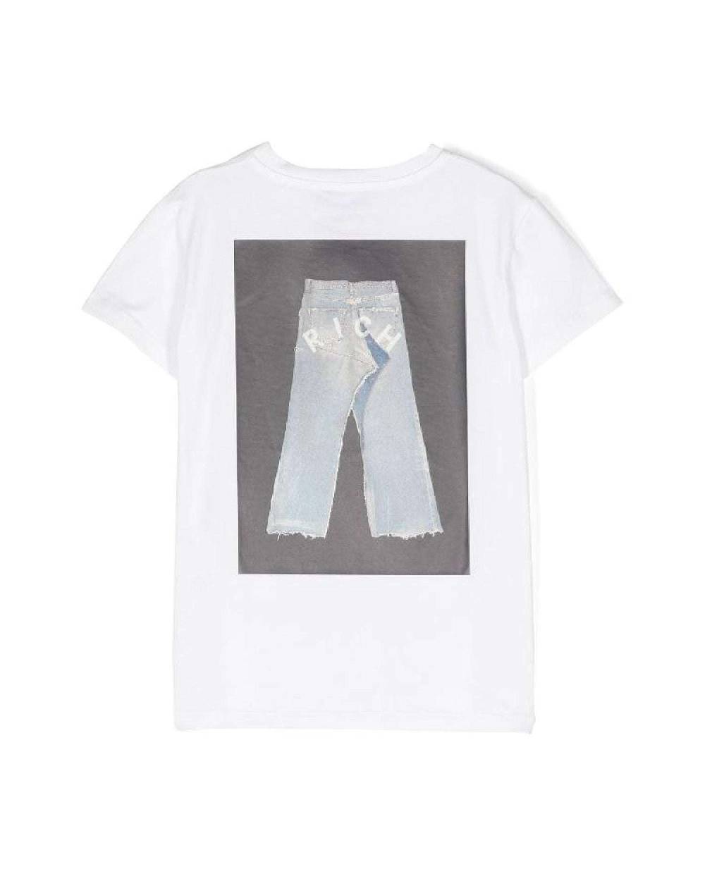 John Richmond kids T-shirt con grafica sul davanti e sul retro Convenienza