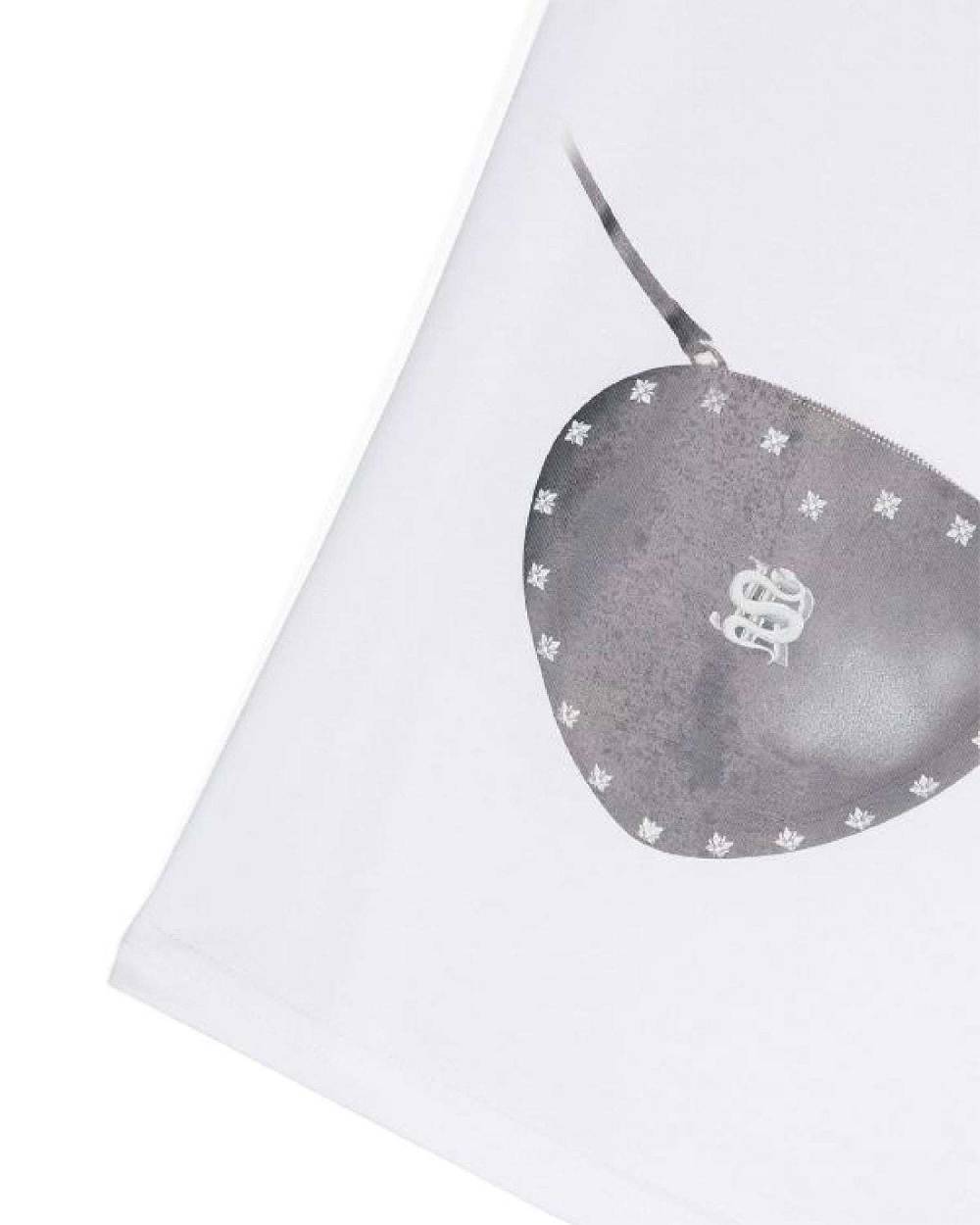 John Richmond kids T-shirt con grafica sul davanti e sul retro Italy