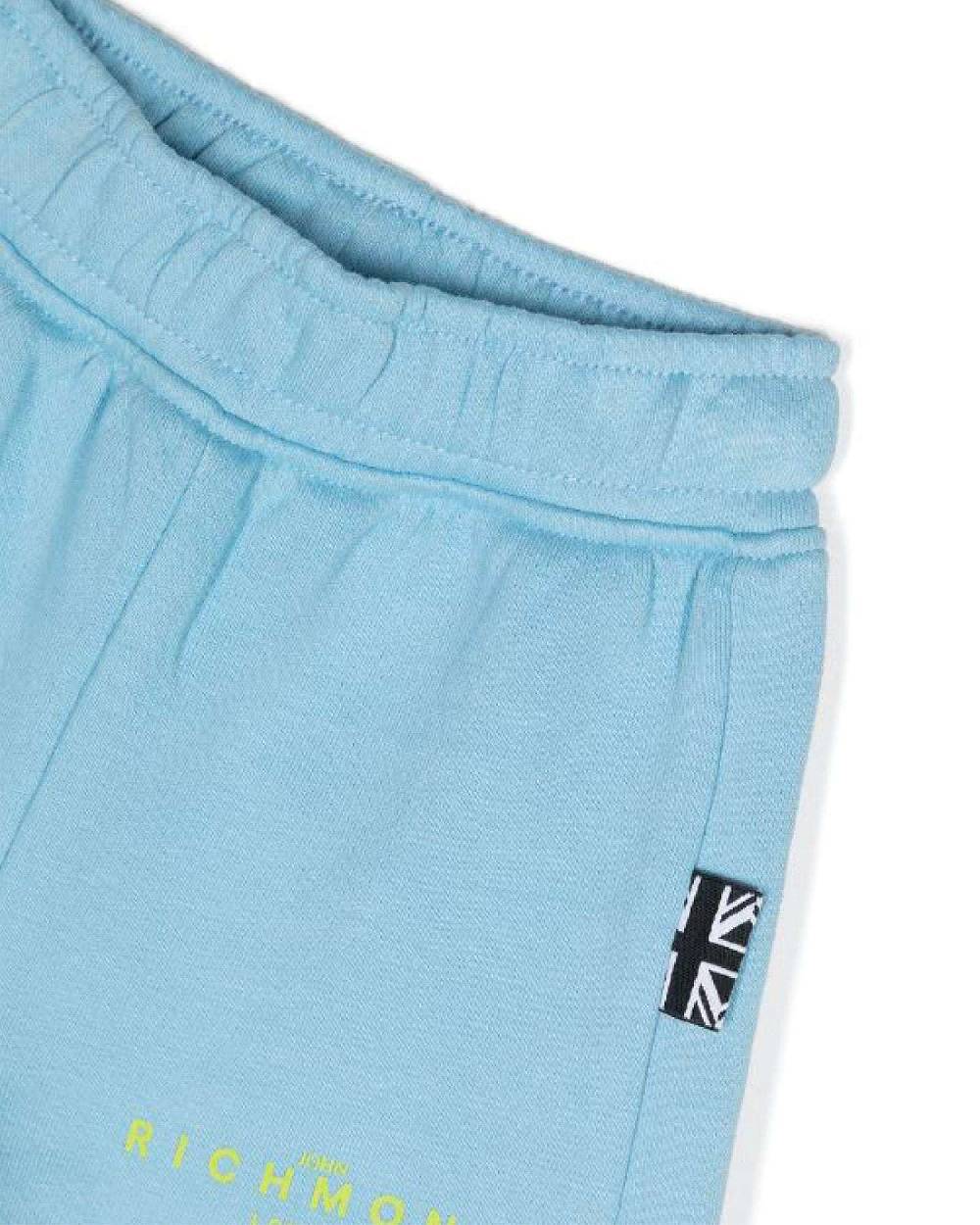 John Richmond kids Completo t-shirt con logo e bermuda Vendita Calda