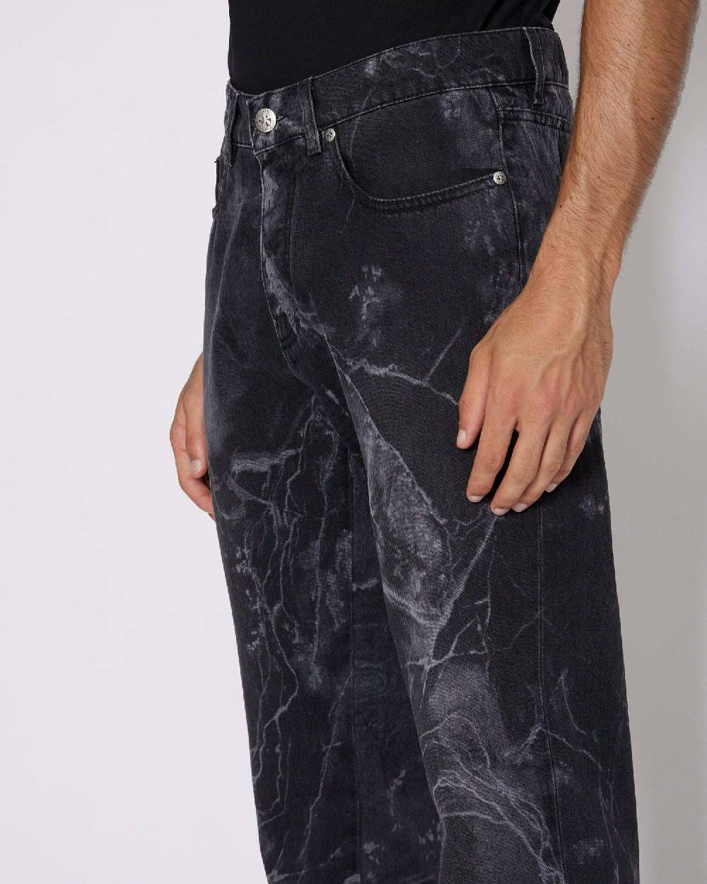 John Richmond Jeans regular con pattern allover Nuovo