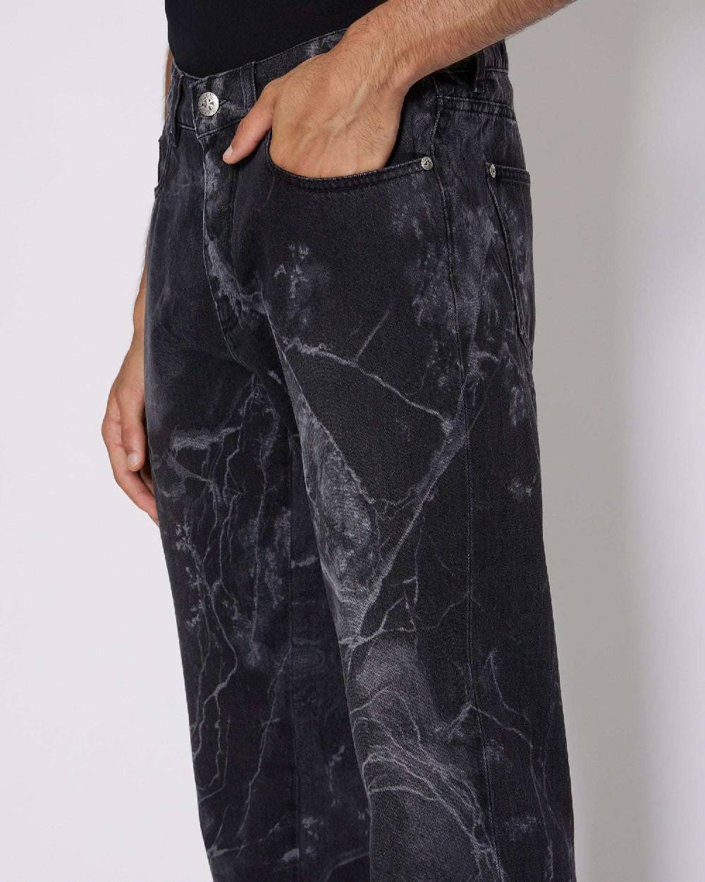 John Richmond Jeans regular con pattern allover Nuovo