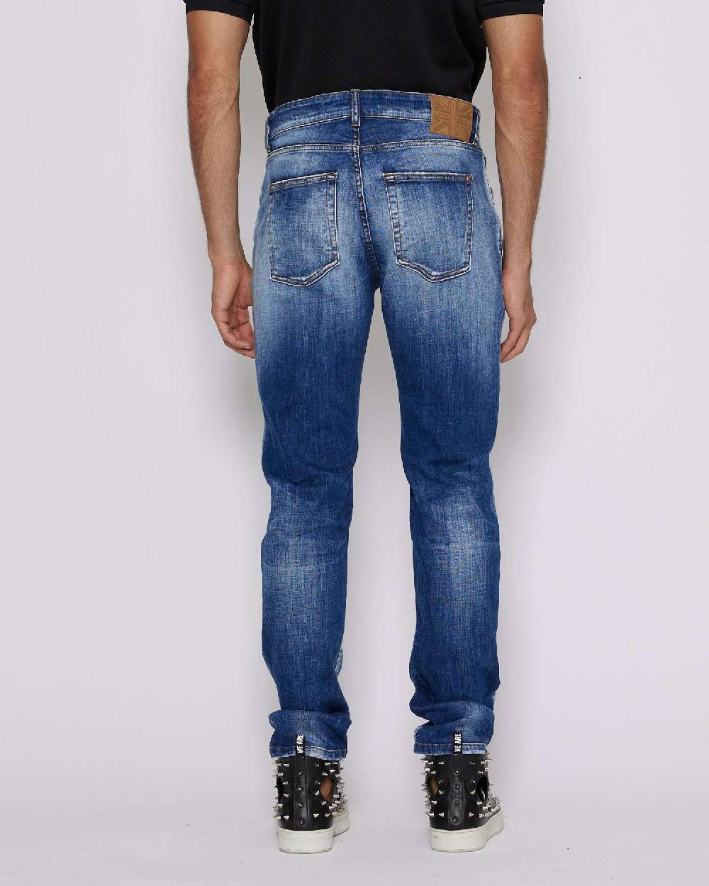 John Richmond Jeans slim lavaggio bleaching Qualità