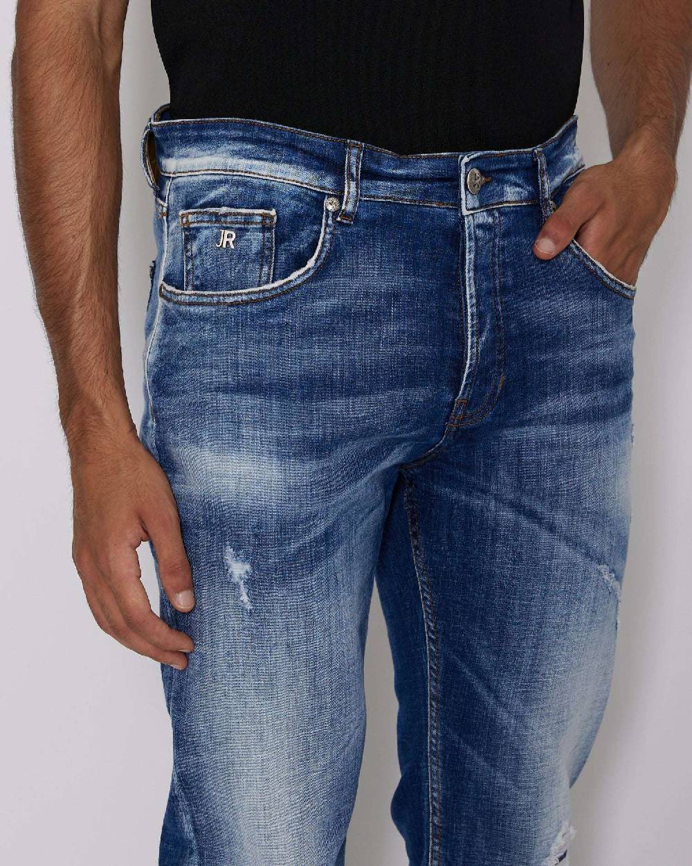 John Richmond Jeans slim lavaggio bleaching Qualità