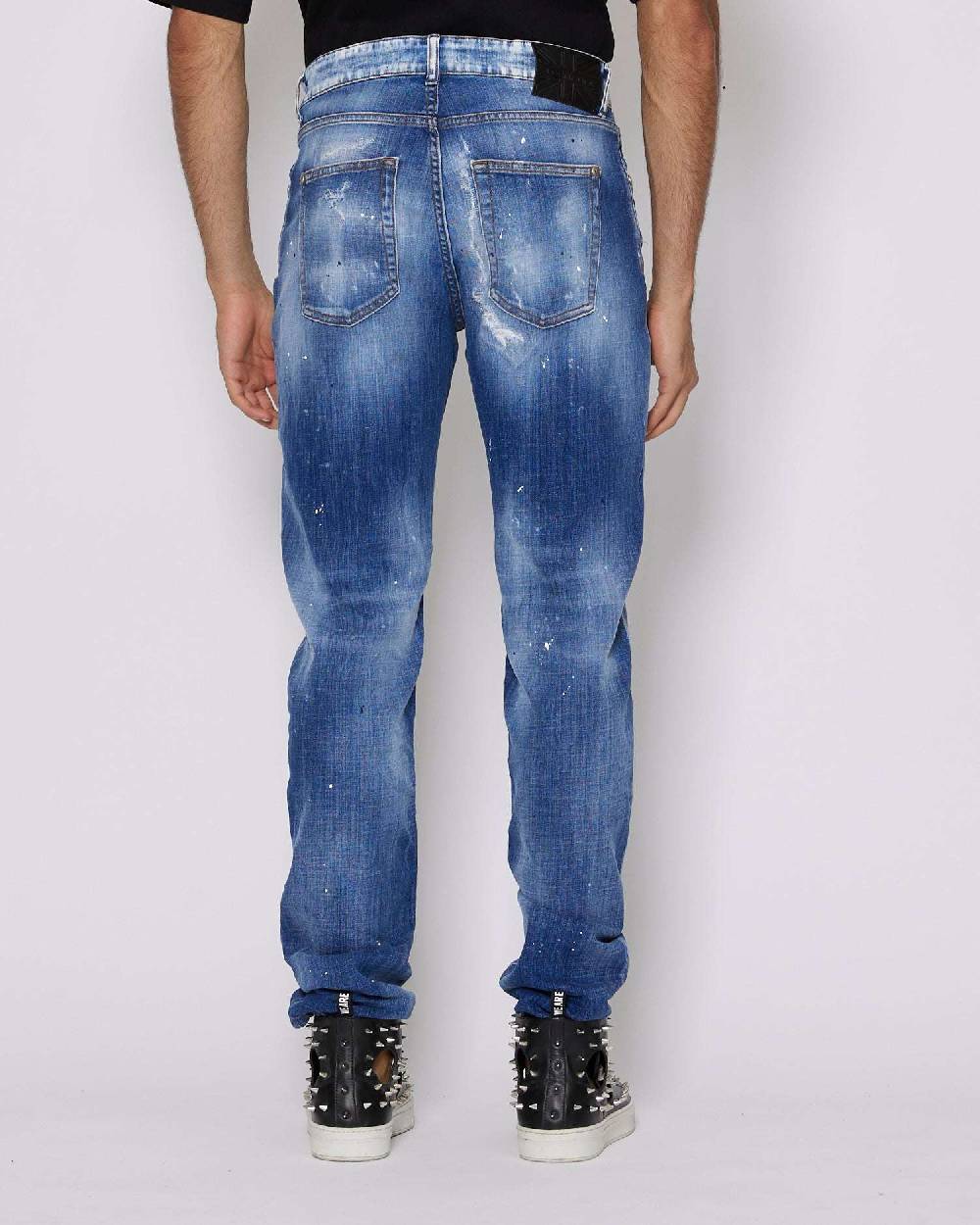 John Richmond Jeans slim con strappi sul davanti Outlet