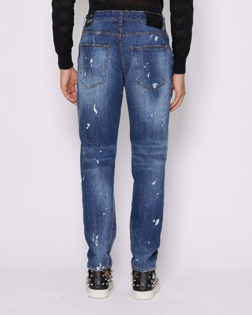 John Richmond Jeans slim con strappi sul davanti Consegna Veloce