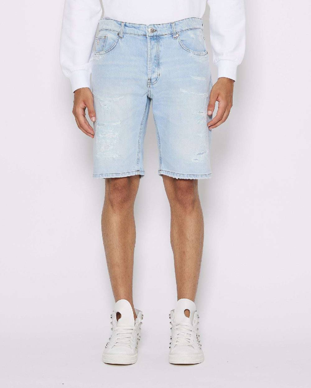 John Richmond Bermuda in denim Convenienza