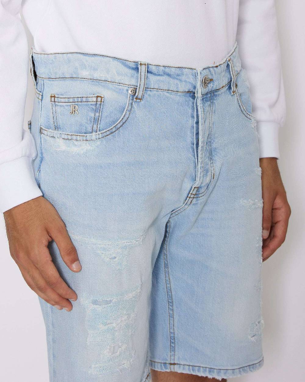 John Richmond Bermuda in denim Convenienza