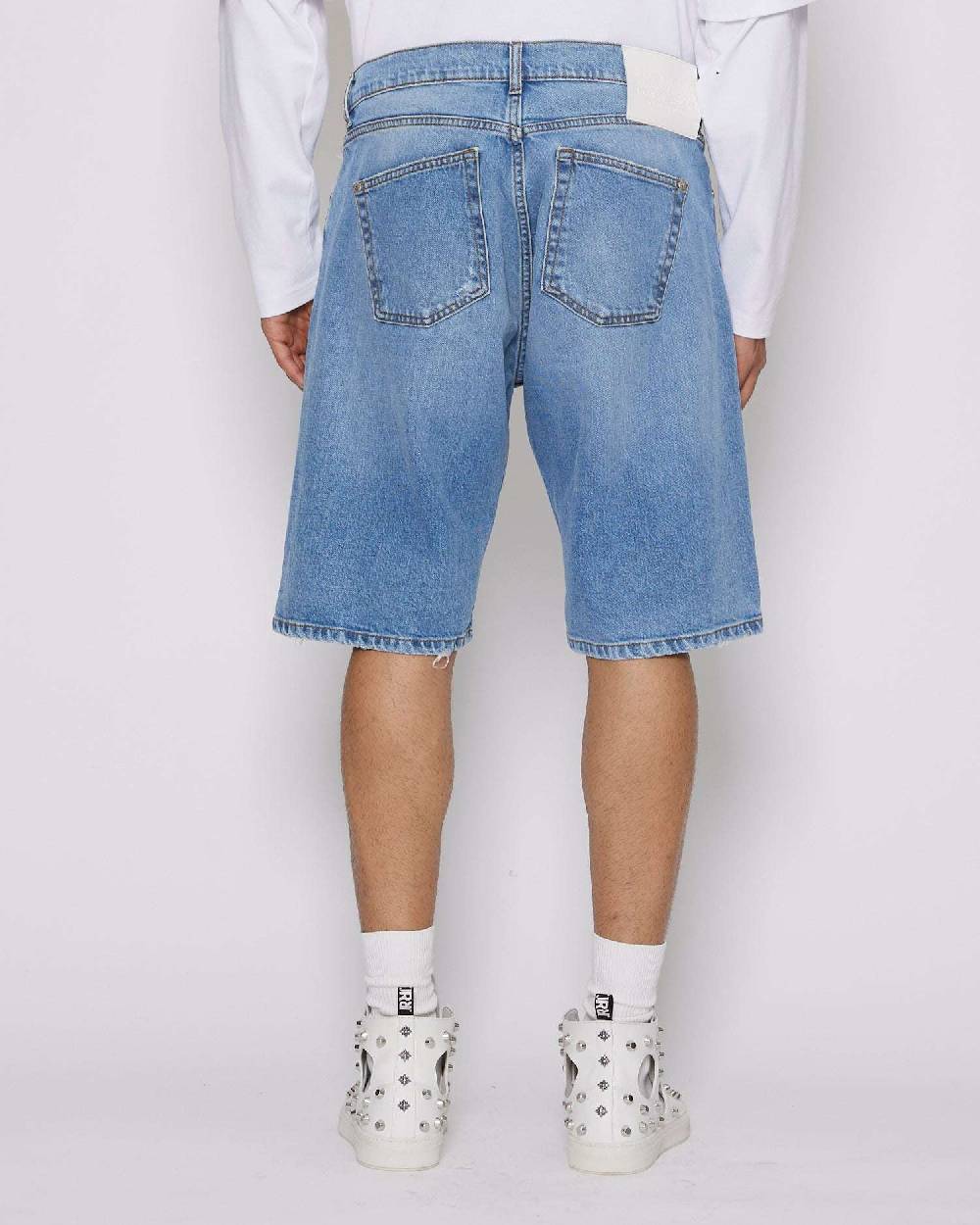 John Richmond Bermuda regular in denim Sconto