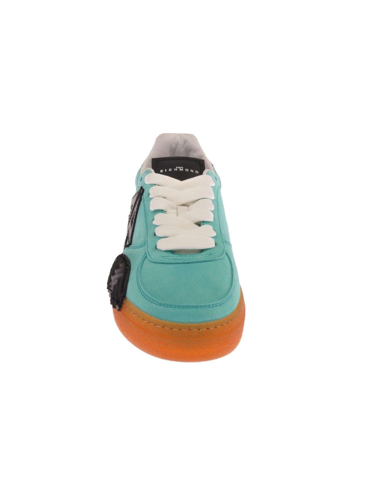 John Richmond Sneakers in pelle scamosciata con logo In Saldo