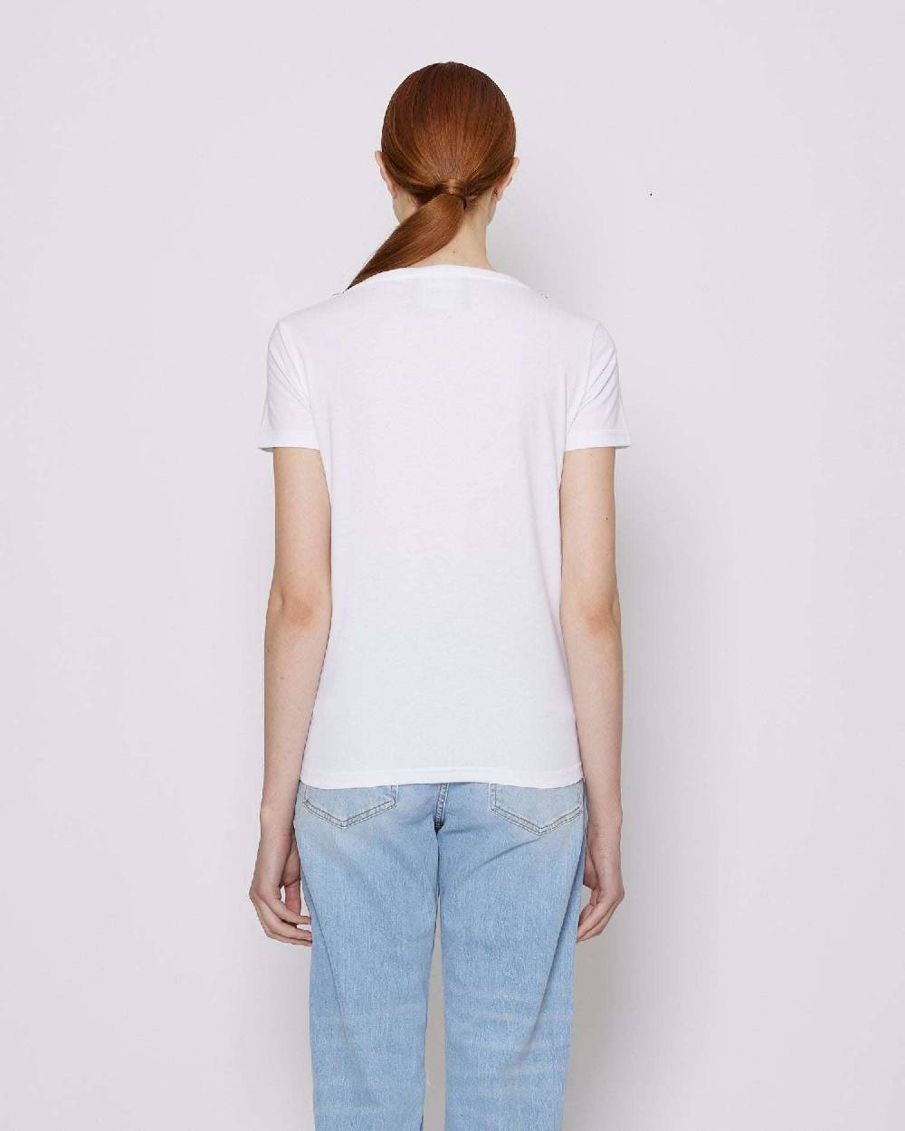 John Richmond T-shirt con grafica sul davanti Qualità