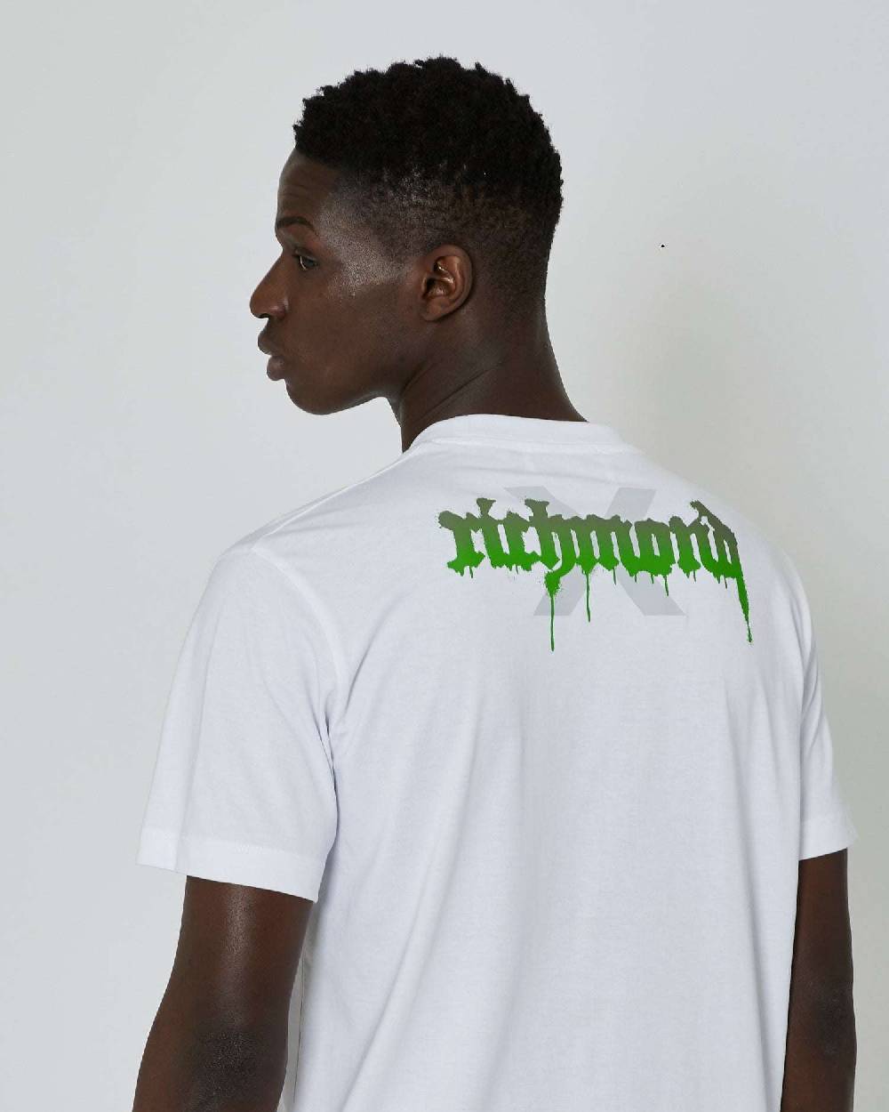 John Richmond T-shirt con logo sul retro Pezzi Unici