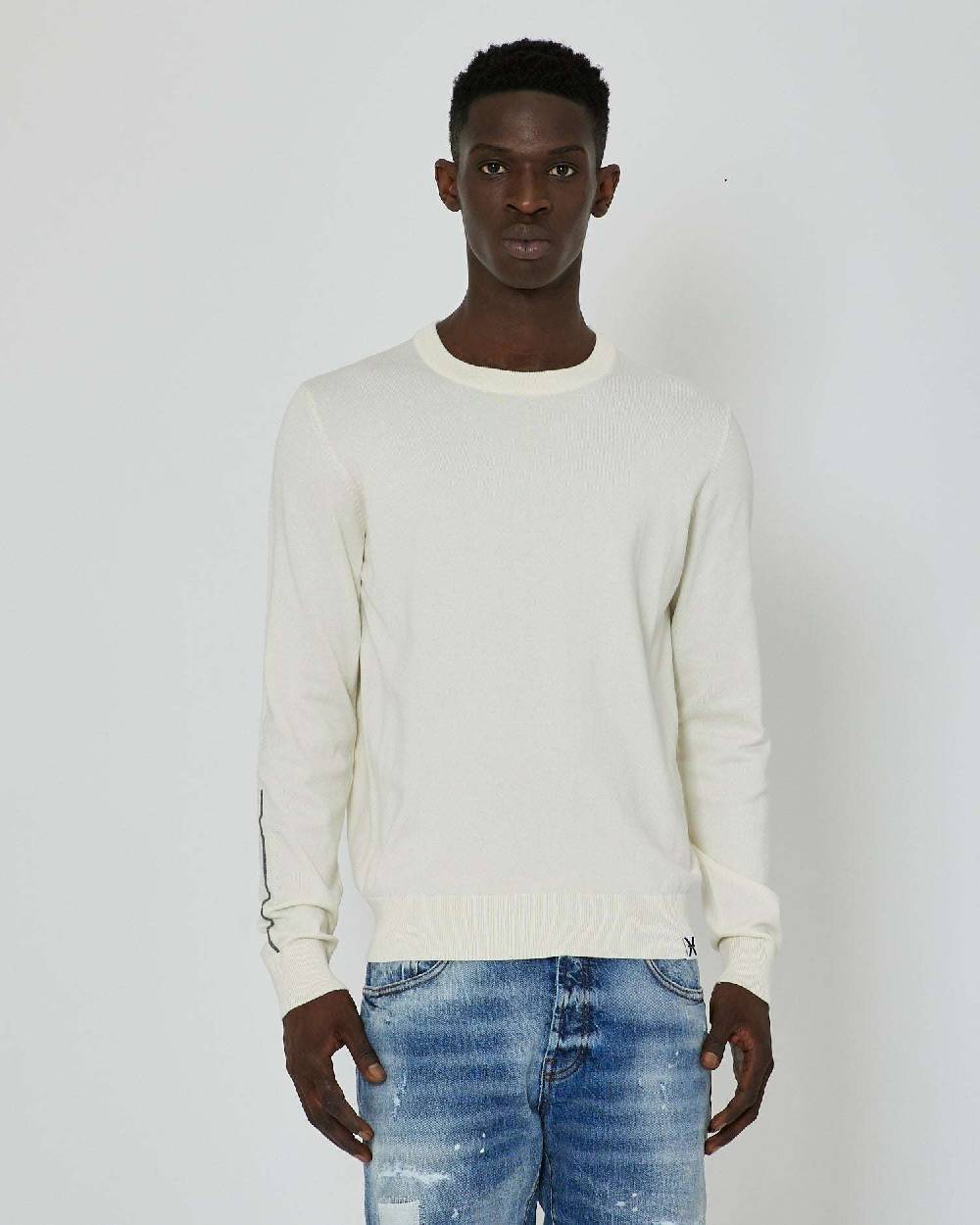 John Richmond Maglia con bordi a contrasto Soddisfazione Garantita