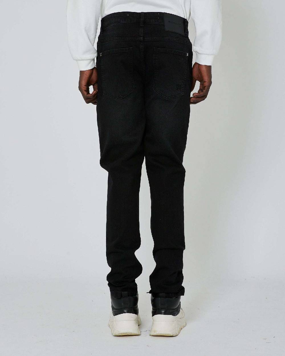 John Richmond Jeans slim fit con etichetta metallica sul davanti Prezzo Ridotto