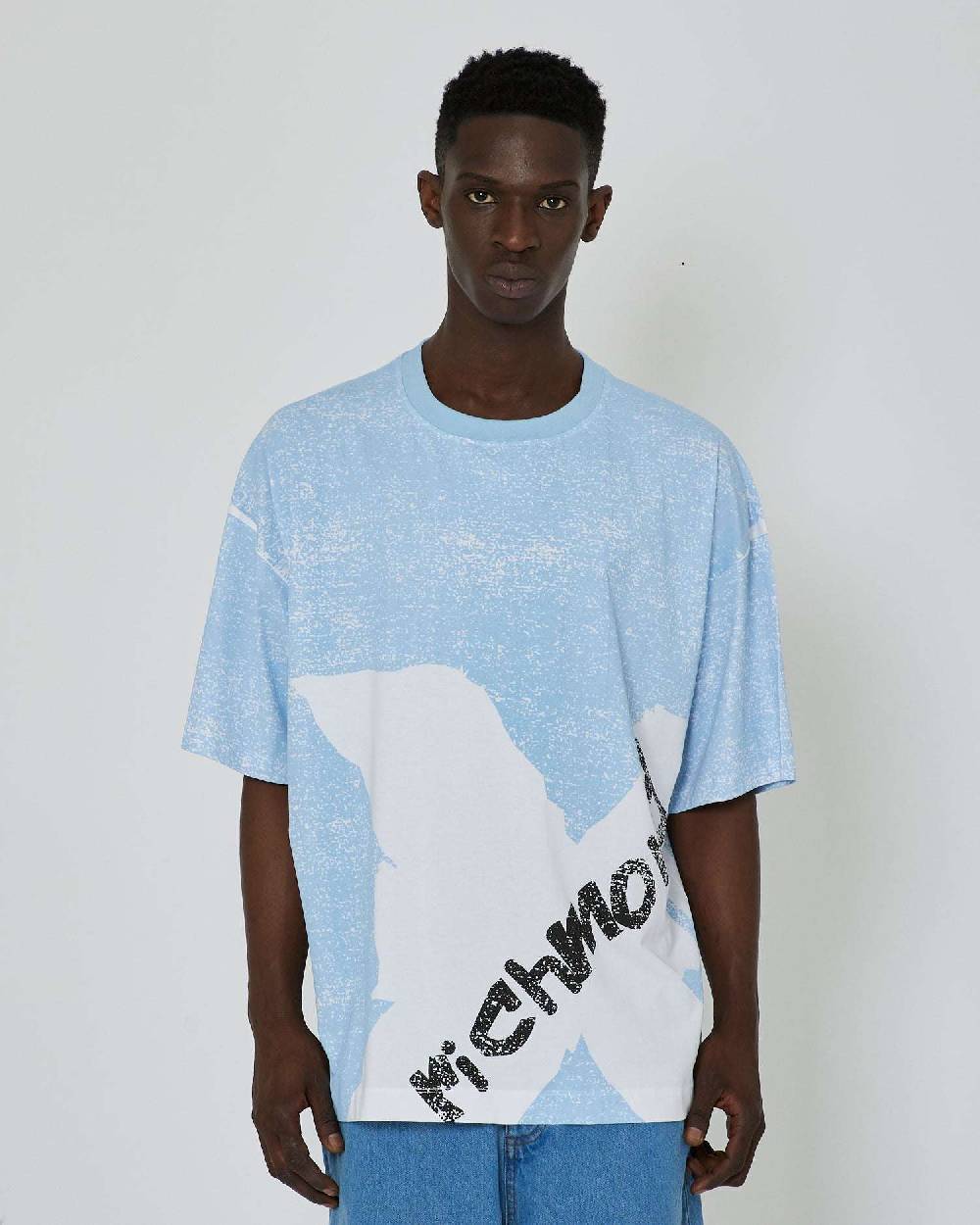 John Richmond T-shirt regular con stampa sul davanti Economico