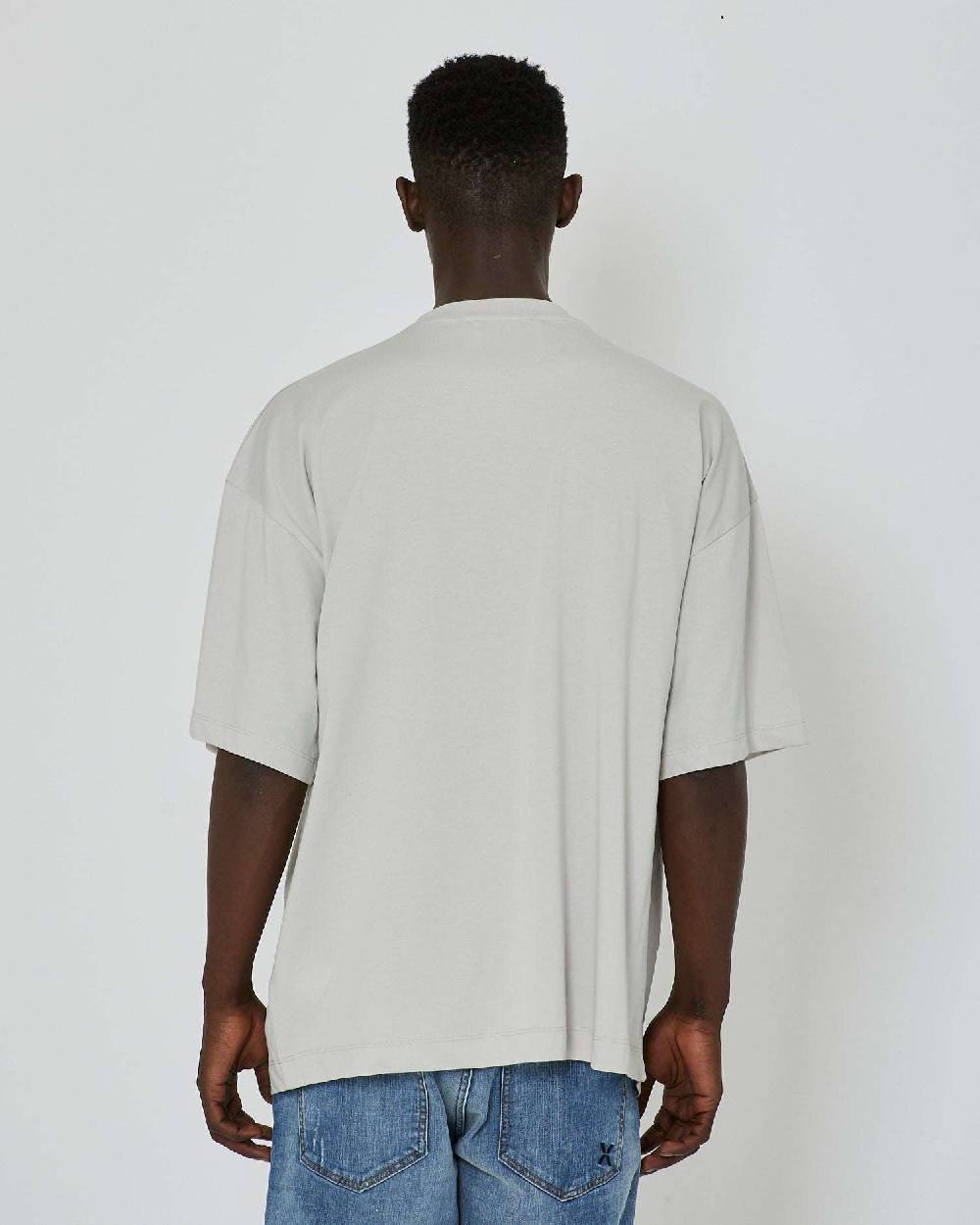 John Richmond T-shirt over con stampa ricamata sul davanti Outlet