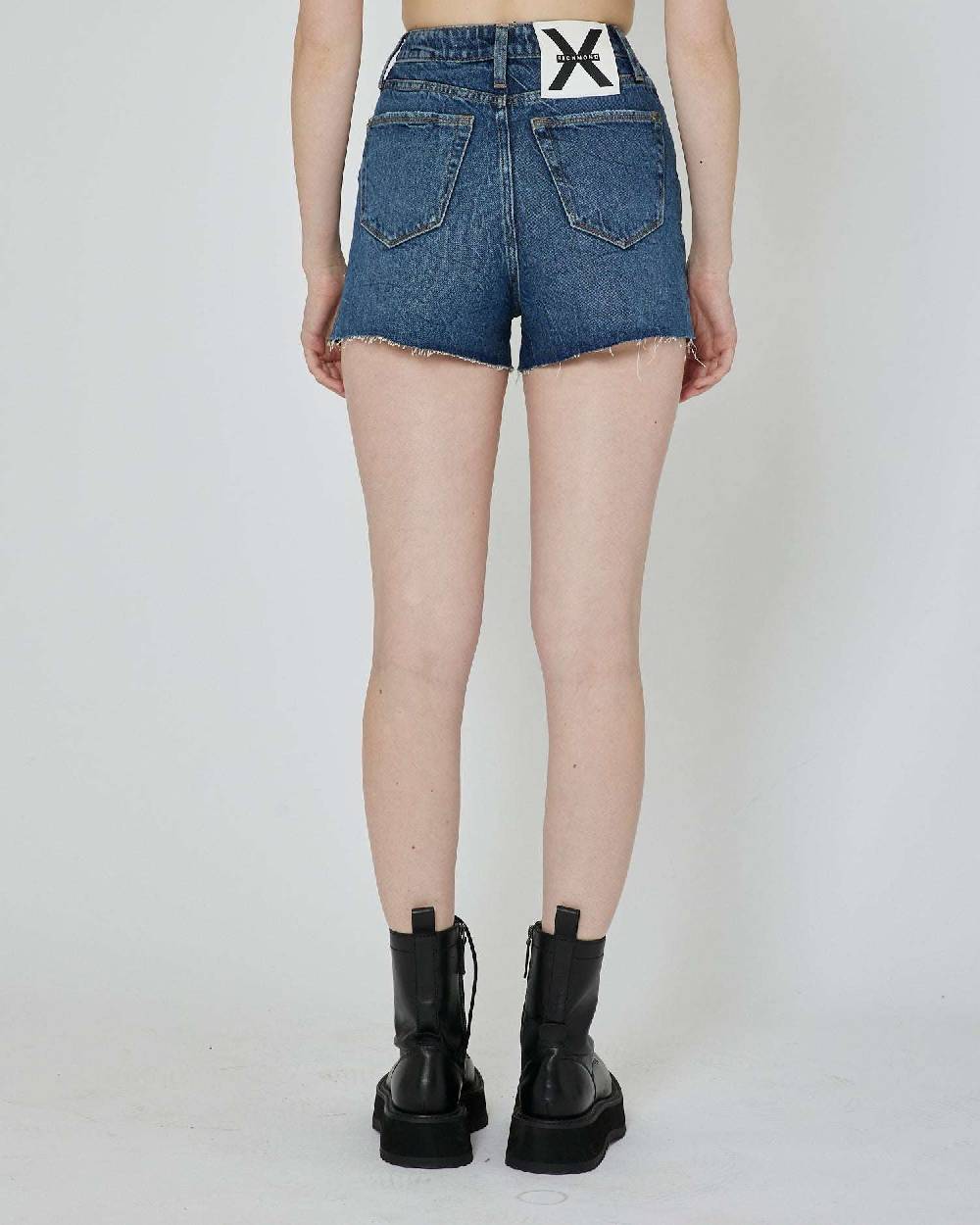 John Richmond Shorts in denim Saldi Di Fabbrica