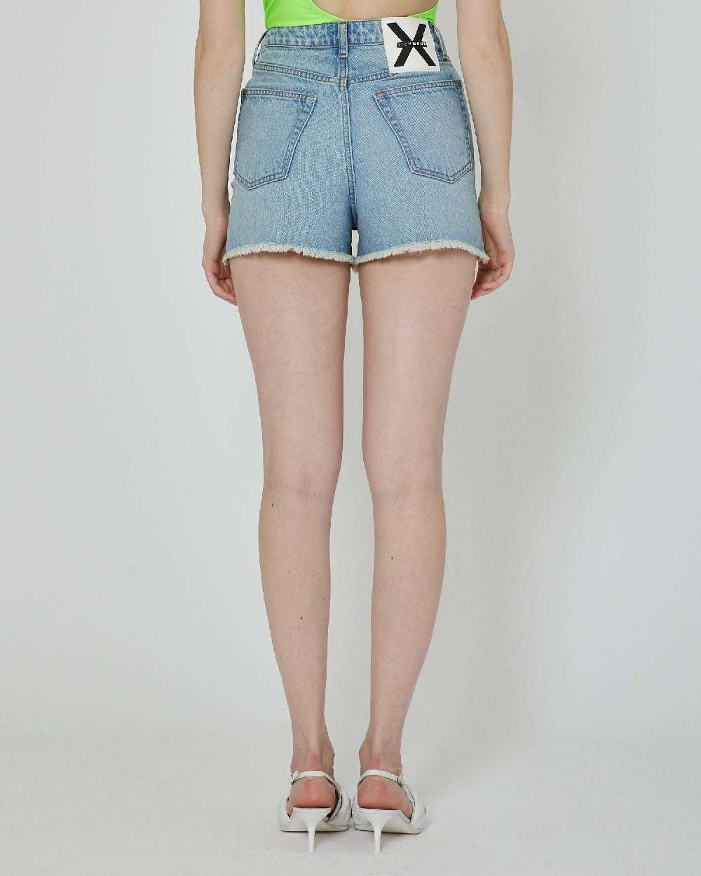 John Richmond Shorts in denim lavaggio chiaro I Più Venduti