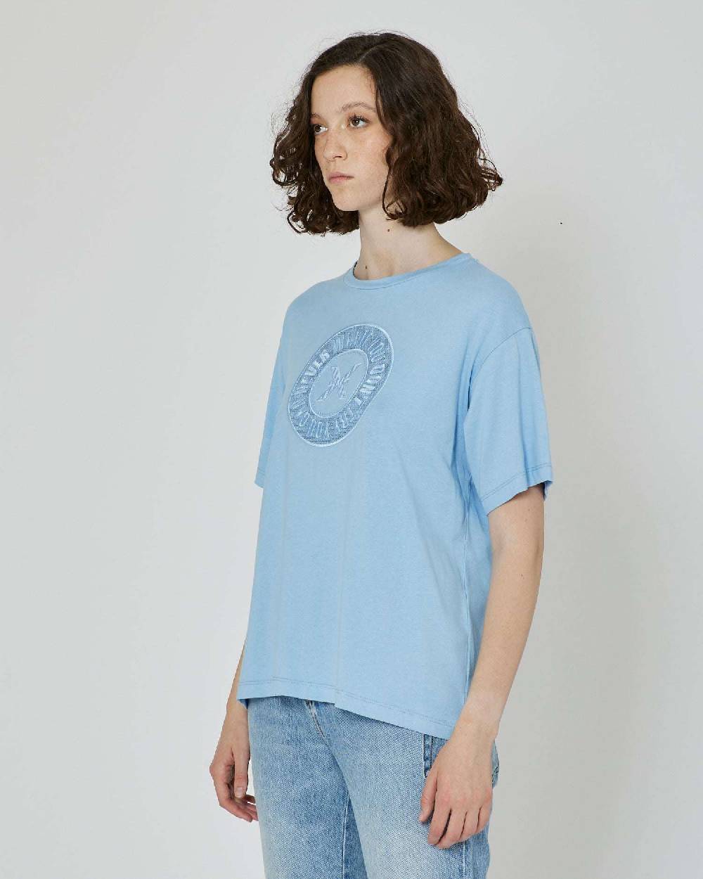 John Richmond T-shirt con logo ricamato sul davanti Limitato a 3 giorni