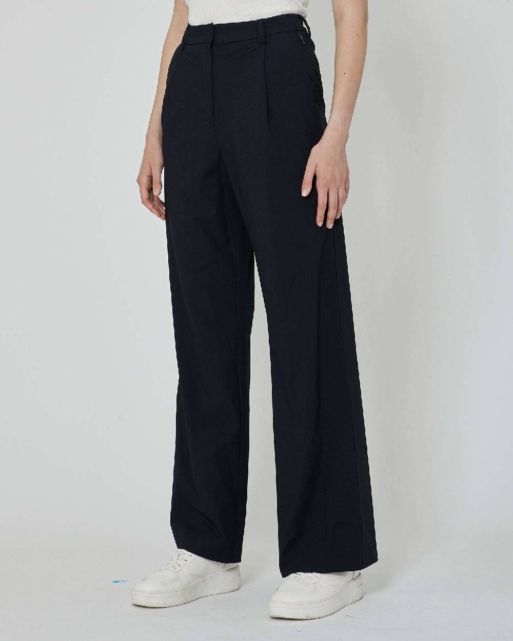John Richmond Pantaloni dritti con etichetta logata Qualità
